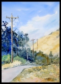 Trail to Valle Vista Watercolor