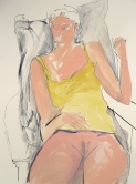 Reclining Woman With Yellow Top