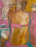 Woman With Pink Bra