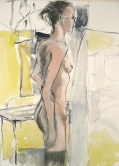 Woman With Stocking and Yellow