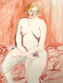 Woman With Plum