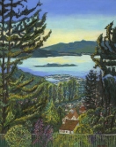 Bay View from Euclid Street Pastel