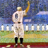 Yogi - Last Game at Yankee Stadium Mixed Media