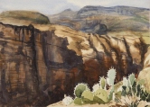 Canyon Land Watercolor