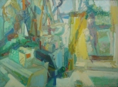 Untitled Interior (1966) Oil