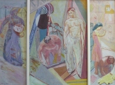 Untitled WPA triptych (1939) Gouache