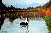 THE LOST ORCA WHALE Acrylic