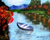 BY THE LAKE Acrylic