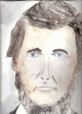 179 Henry David Thoreau Watercolor