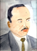 196 Martin Luther King Watercolor