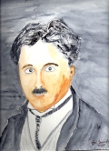 199 Charlie Chaplin Watercolor