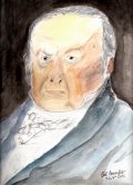 183 rendition Goya's Lopez Watercolor