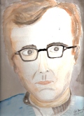 206 Woody Allen Watercolor