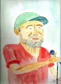 211 Pete Seeger Watercolor