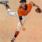 Lincecum 1 (Front) Mixed Media