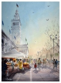 Farmer's Market Watercolor
