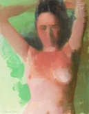 Elena Zolotnitsky's Nude On Green