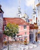 A Piece of Prague Watercolor