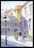 Morning Light (Vienna) Watercolor