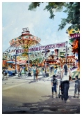 Magical Midway Watercolor