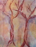 Jane Lidz's Two Red Trees