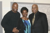 Andre Whitehead, Dr. Brenda Waller and the Artist Photography