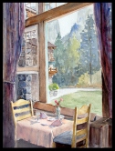 Table for Two Watercolor