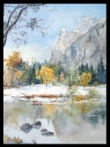 Yosemite Reflections Watercolor