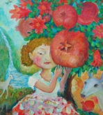 Pomegranate Tree of The Happiness Acrylic