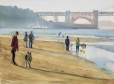 Crissi Fields Beach Watercolor