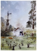John Muir's Carriage Cottage Watercolor