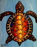 Colorful Turtle 1927 Acrylic