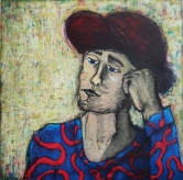 Woman with Red Cap Etching