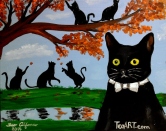 17th Annual Black Cat Ball Acrylic