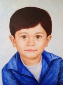 Boy In Blue Oil