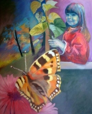 Chloe & the Butterfly Acrylic