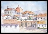 Roofs of Florence 2 Watercolor