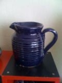 Blue pitcher Ceramic