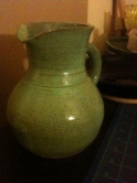 Green vase Ceramic