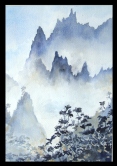 Mountain Mist Watercolor