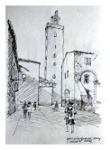 San Gimignano Street Pencil