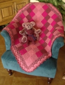 Russell Eng's Pink Berry Baby Blanket (baby)