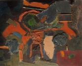 Russell Eng's Abstract of Orange Horse