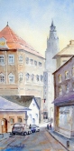 Prague Old Town Watercolor