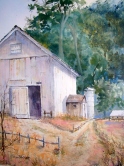 Silas's Barn Watercolor