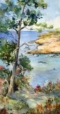California Coast Watercolor
