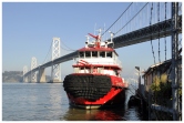 Fire Boat, San Francisco Photography, Color