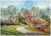 Ridge Trail Watercolor