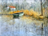 Baker Pond Watercolor