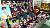 COUCHFUL OF CHIEFS PAINTINGS Acrylic